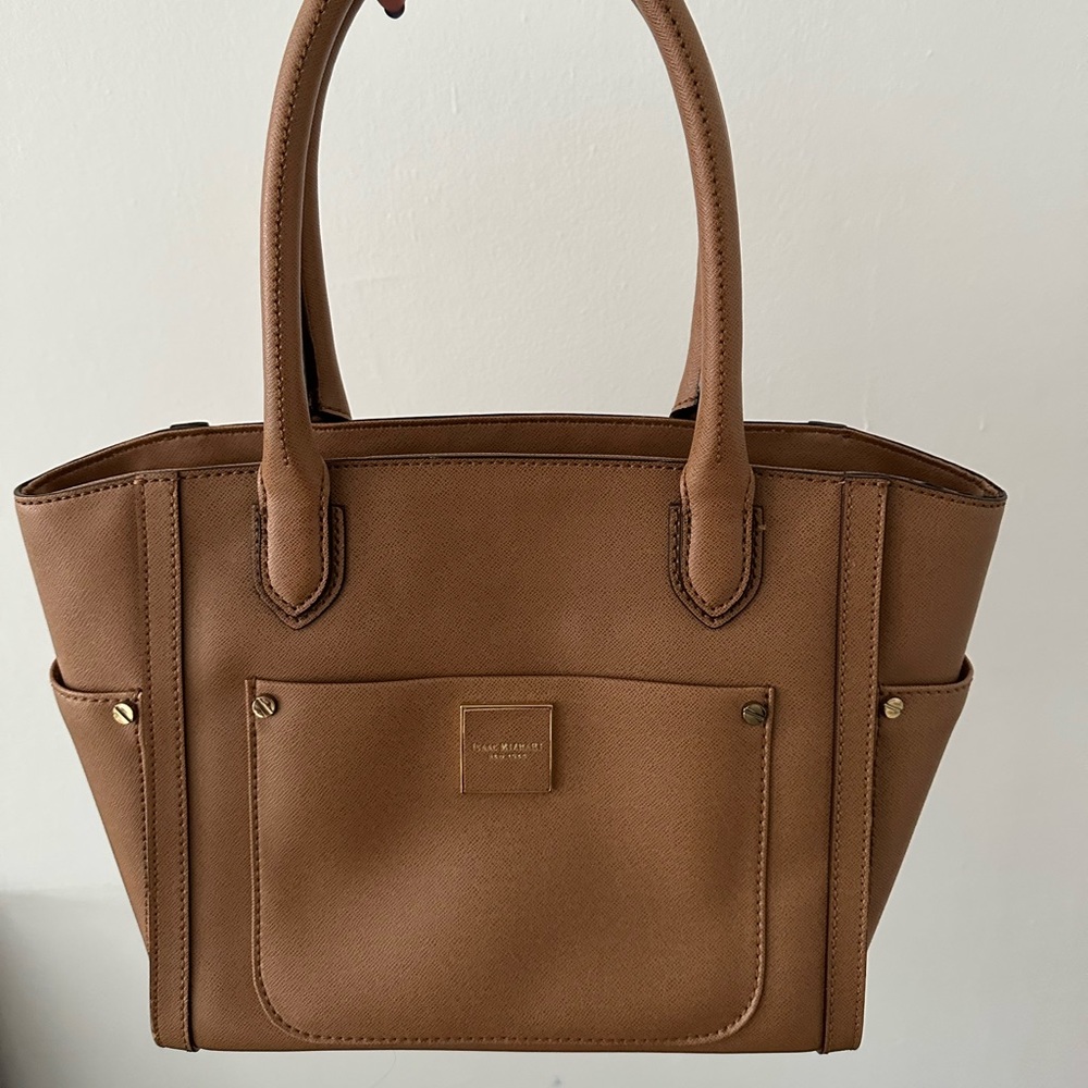 Isaac Mizrahi brown leather purse